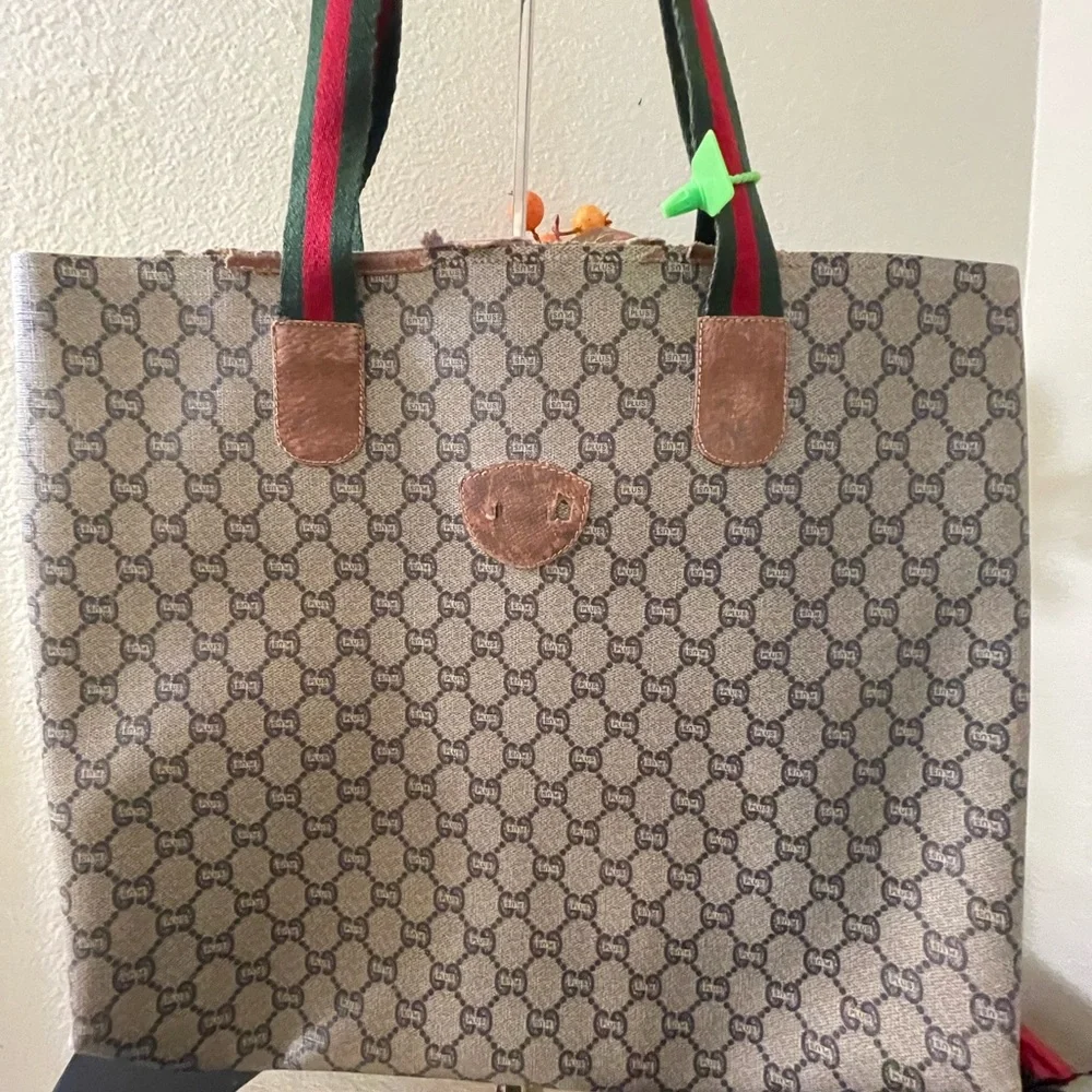 Gucci plus Rehab tote bag 16 X 14 made in Italy - Picture 2 of 7